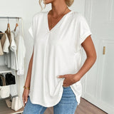 Blouse Unie Élégante