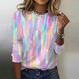 【Manches Longues】T-Shirt Décontracté Couleur