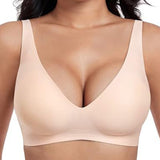 💗 DERNIER JOUR DES SOLDES – 60 % DE RÉDUCTION ⚡ 50K+ VENDUS 💕 Soutien-gorge sans armatures pour femme, confortable, effet push-up, bralette, sans coutures, idéal au quotidien avec décolleté en V profond.