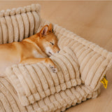 Grand Coussin Orthopédique Doux Lavable et Moelleux pour Chien - Lit Canapé Snoozy Dream