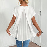 Blouse Unie Élégante