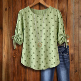 Blouse Vintage à Pois