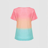 T-Shirt Dégradé Décontracté