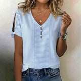 Blouse Rayée Décontractée