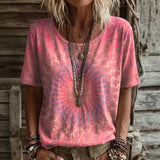 T-shirt Vintage Dégradé