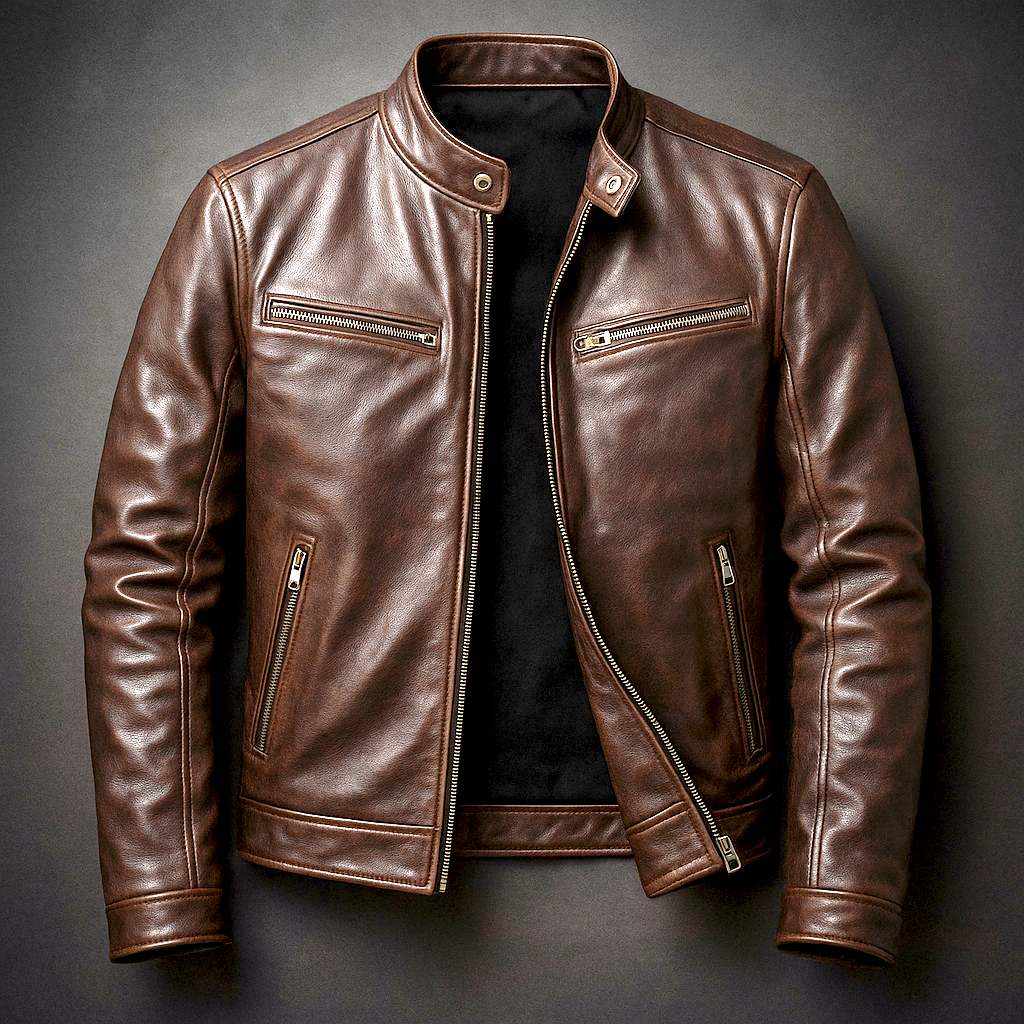 Oliver – Veste en cuir