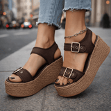 Sandales à Talon Wedge Naia avec Boucle