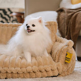 Grand Coussin Orthopédique Doux Lavable et Moelleux pour Chien - Lit Canapé Snoozy Dream