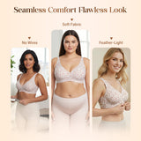 💗 DERNIER JOUR DES SOLDES – 60 % DE RÉDUCTION ⚡ 50K+ VENDUS 💕 Soutien-gorge sans armatures pour femme, confortable, effet push-up, bralette, sans coutures, idéal au quotidien avec décolleté en V profond.