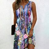 Robe Vintage à Imprimé Floral