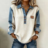 Sweat-shirt Vintage Décontracté