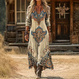 Robe de Style Ethnique Vintage