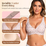 💗 DERNIER JOUR DES SOLDES – 60 % DE RÉDUCTION ⚡ 50K+ VENDUS 💕 Soutien-gorge sans armatures pour femme, confortable, effet push-up, bralette, sans coutures, idéal au quotidien avec décolleté en V profond.
