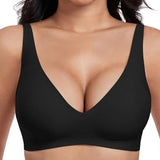 💗 DERNIER JOUR DES SOLDES – 60 % DE RÉDUCTION ⚡ 50K+ VENDUS 💕 Soutien-gorge sans armatures pour femme, confortable, effet push-up, bralette, sans coutures, idéal au quotidien avec décolleté en V profond.