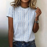 T-shirt Vintage Rayé