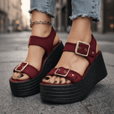 Sandales à Talon Wedge Naia avec Boucle