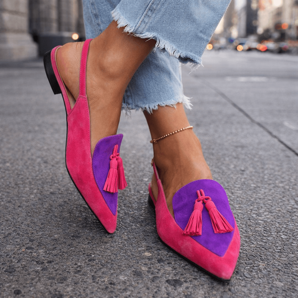 Charlotte - Sandales avec Brides et Franges