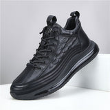 Chaussures à Air Cushion en Cuir Synthétique pour Hommes