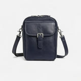 Sac à bandoulière compact en simili cuir pour femmes
