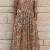 Olivia – Robe Élégante à Col V