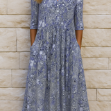 Olivia – Robe Élégante à Col V