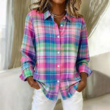 Chemise à Carreaux Colorée