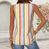 Gilet Rayé Vintage