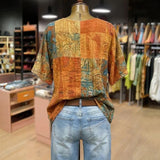 Blouse Vintage Imprimé Libellule