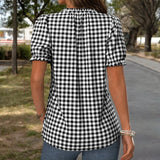 Chemise à Carreaux Décontractée