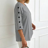 Blouse Rayée Décontractée