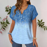 Blouse Vintage à Imprimé Floral