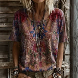 T-shirt Imprimé Floral Vintage