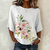 Blouse Imprimée Florale Vintage