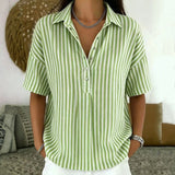 Blouse Rayée Décontractée