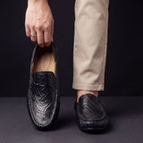 Mocassins en cuir