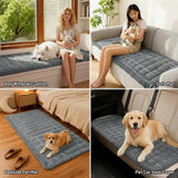Housse de Protection pour Canapé pour Animaux en Peluche Matelassée Antidérapante