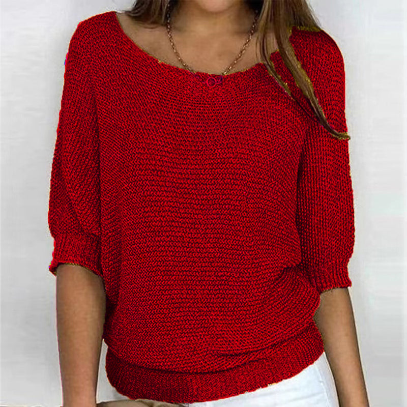 Pull décontracté uni