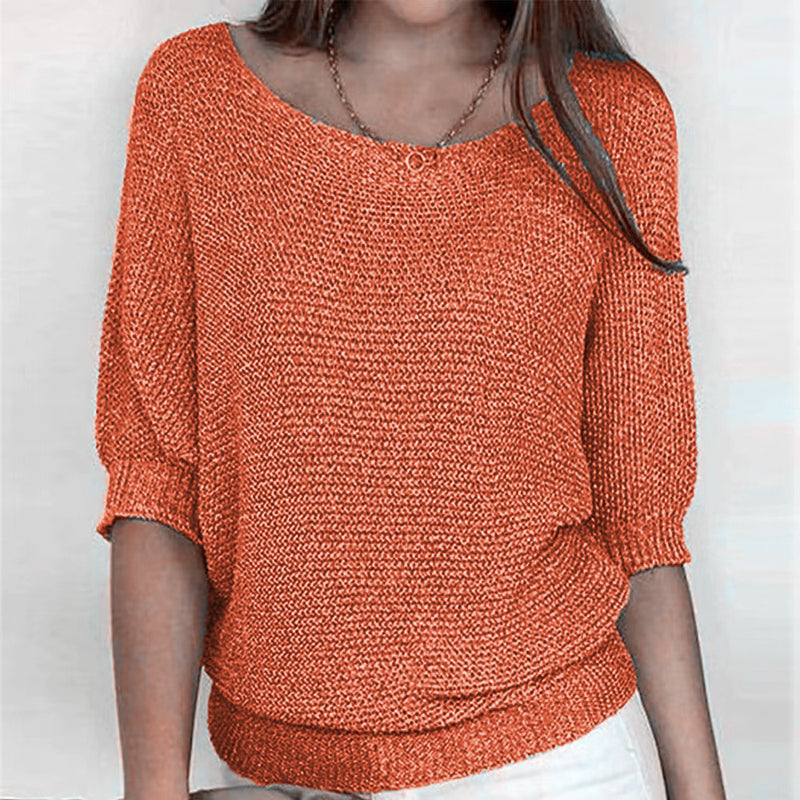 Pull décontracté uni