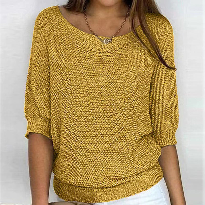 Pull décontracté uni
