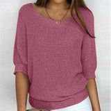 Pull décontracté uni