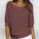 Pull décontracté uni