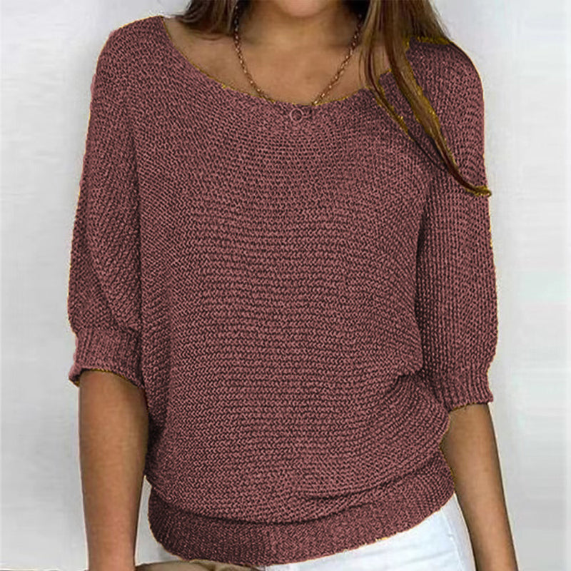 Pull décontracté uni