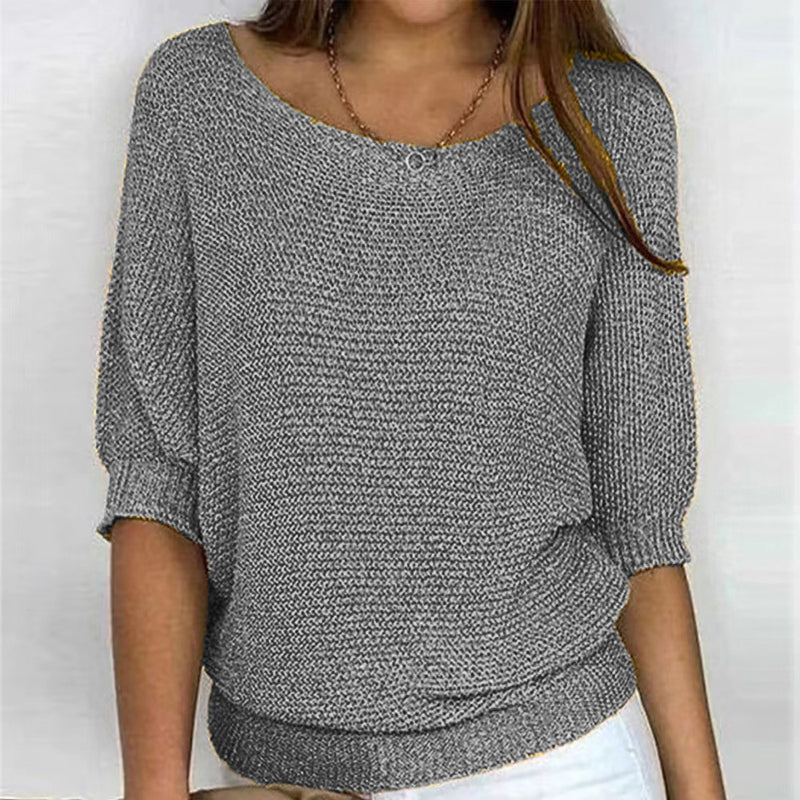 Pull décontracté uni