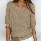 Pull décontracté uni