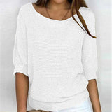 Pull décontracté uni