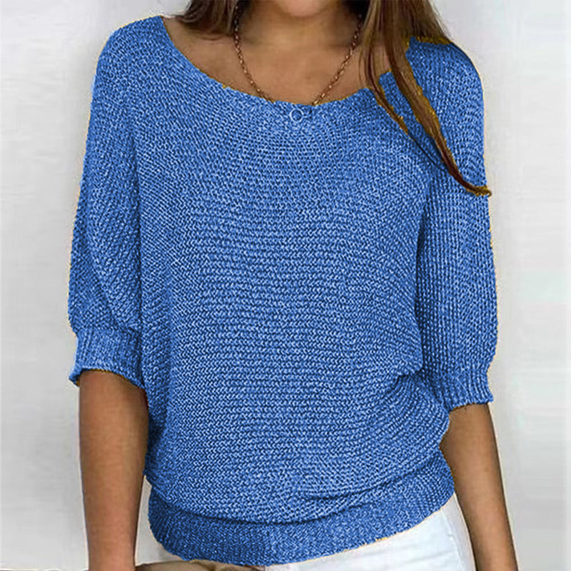 Pull décontracté uni