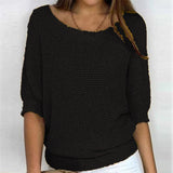 Pull décontracté uni
