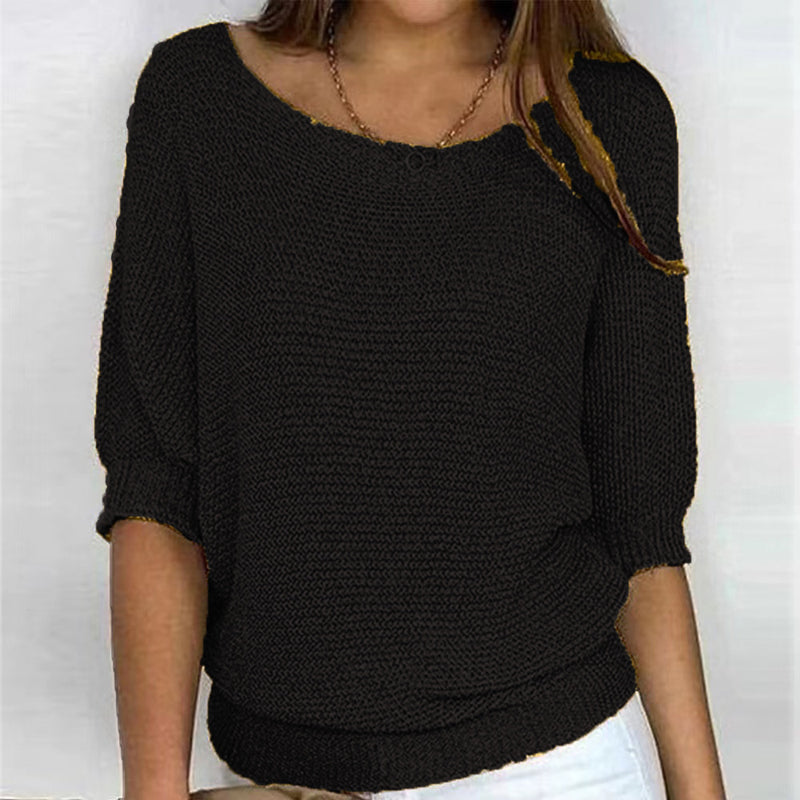 Pull décontracté uni