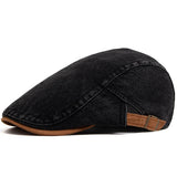 Henry™ | Casquette Plate en Denim Premium - Style Intemporel & Confort Quotidien