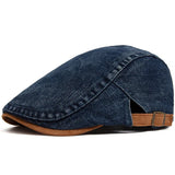 Henry™ | Casquette Plate en Denim Premium - Style Intemporel & Confort Quotidien